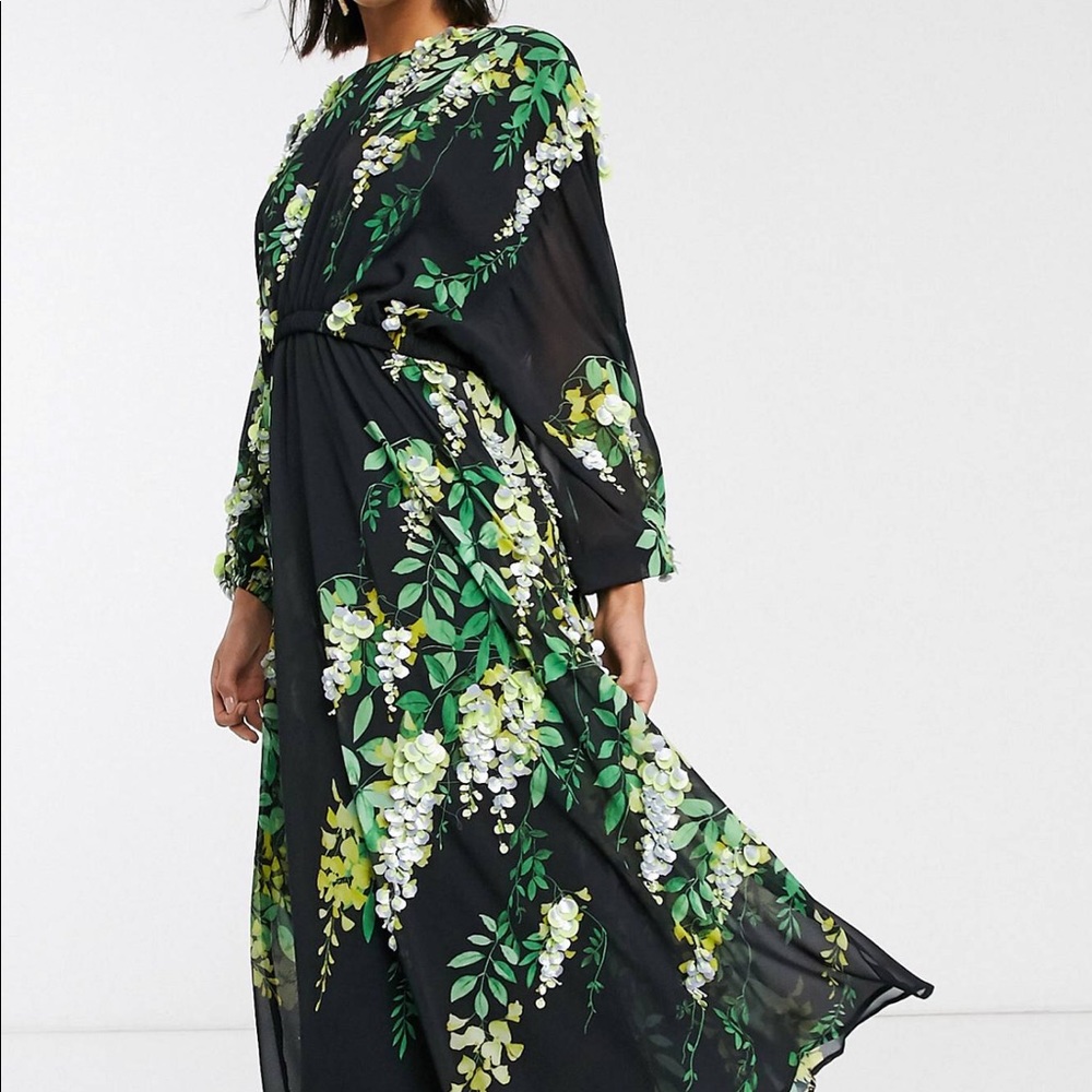 ASOS embroidered dress